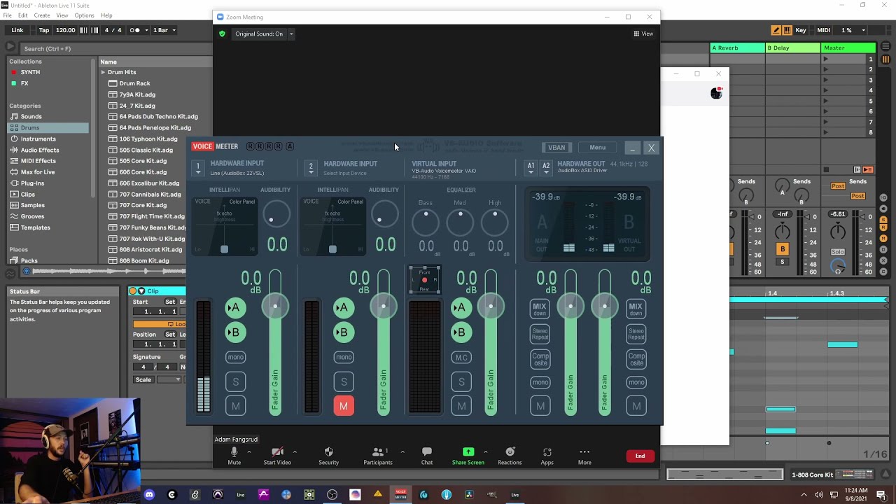 How to stream audio from your DAW through Zoom on Windows