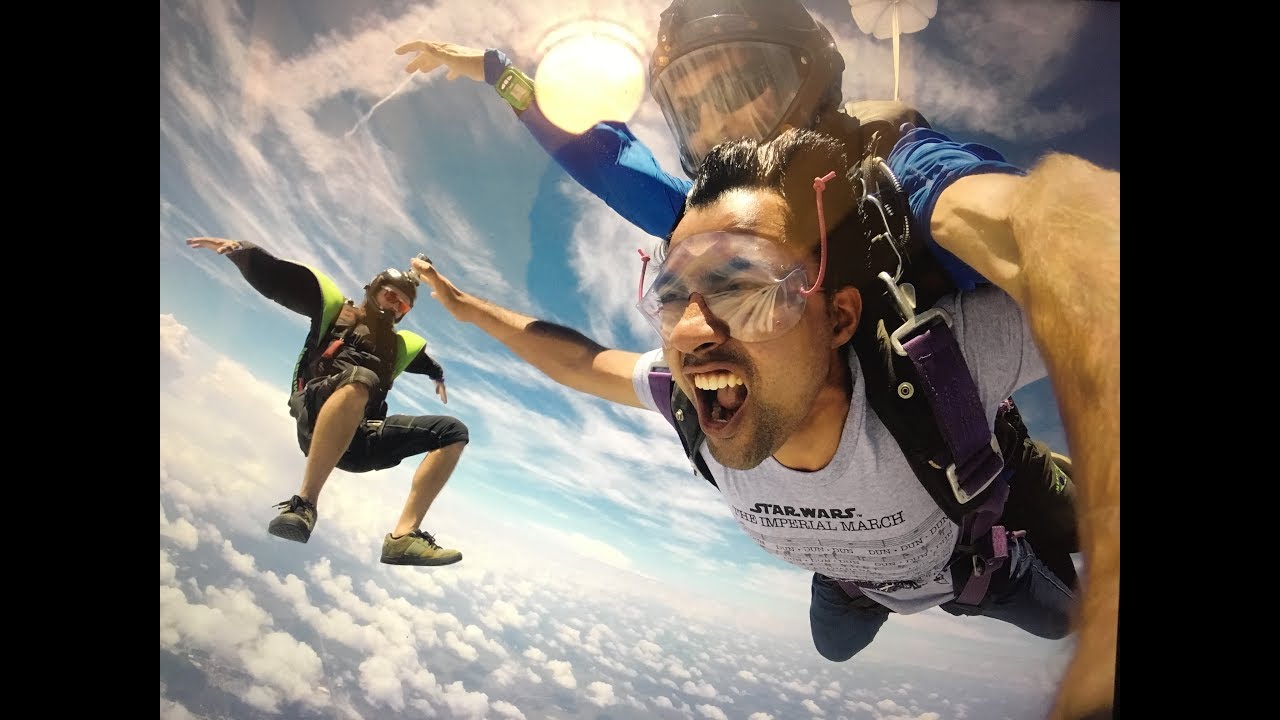 ACROPHOBIA : Challenge your fear...Skydiving 18000 feet