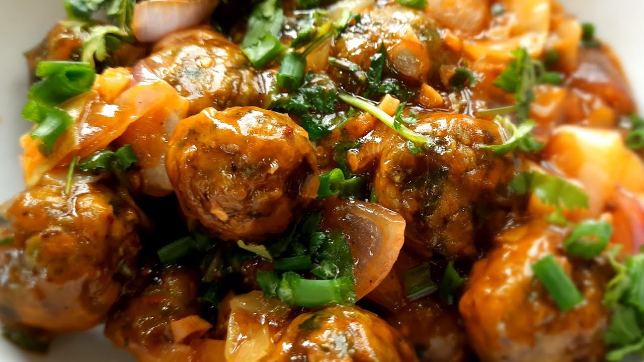 मटर मंचूरियन रेसिपी / matar manchurian recipe