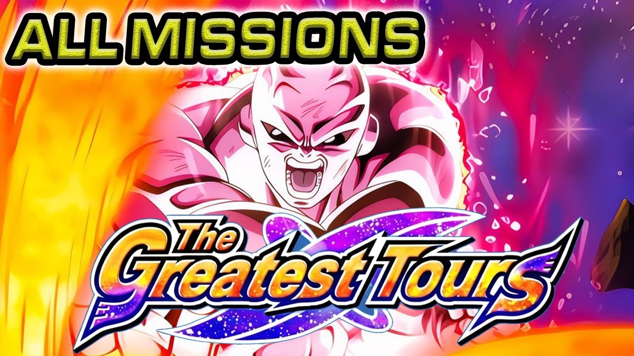 ALL MISSIONS! NEW HARDEST FIGHT! THE GREATEST TOURS STAGE 2! Dragon Ball Z Dokkan Battle