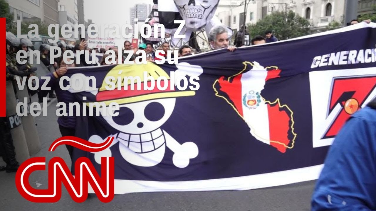 La generaci&oacute;n Z en Per&uacute; alza su voz con s&iacute;mbolos del anime