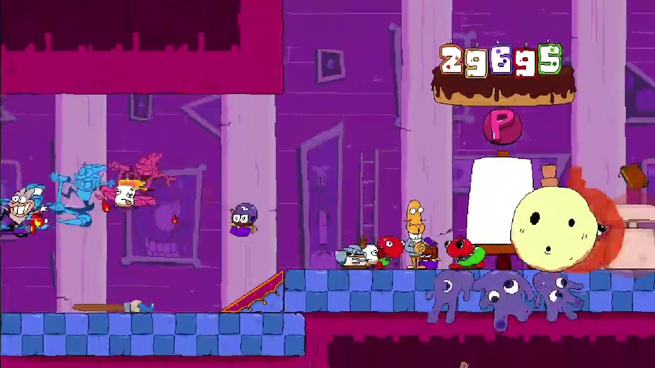 Sugary Spire  Exhibition Night debug the spire is a level