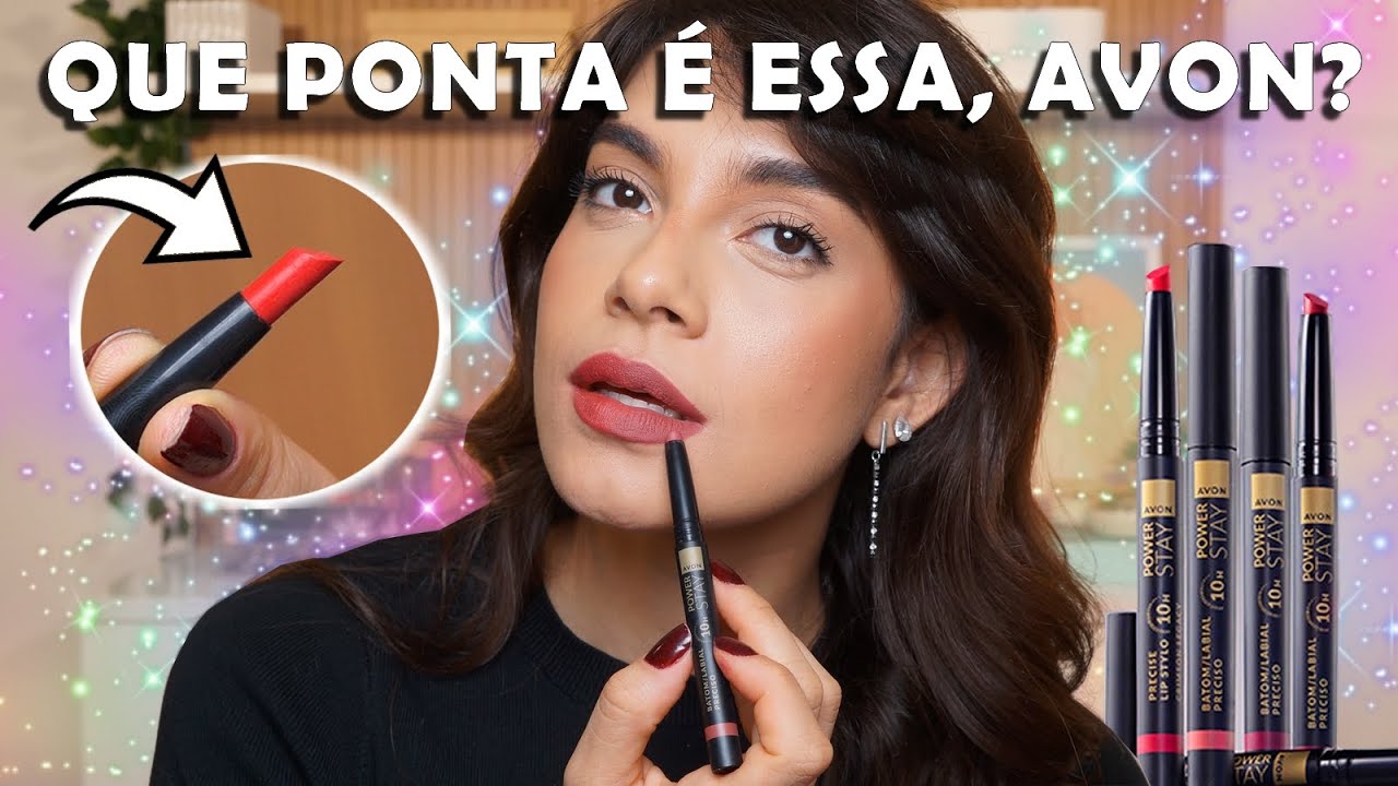 TODAS AS CORES DO NOVO BATOM PRECISO MATTE POWER STAY 10h da AVON ✨