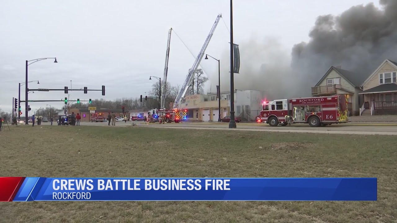 Firefighters fight fire at S. Main auto repair shop
