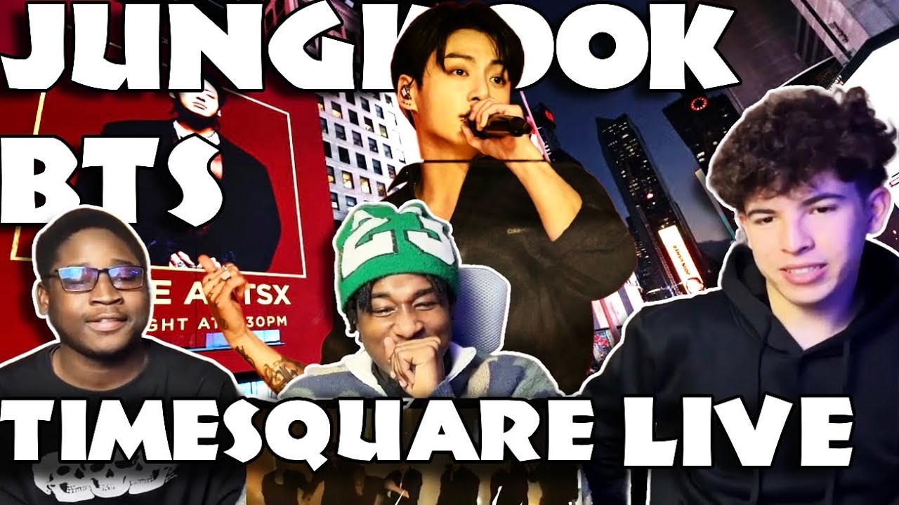 'NEW KPOP KIDS (FIRST TIME) WATCHING BTS JUNGKOOK LIVE |TimeSquare Performance