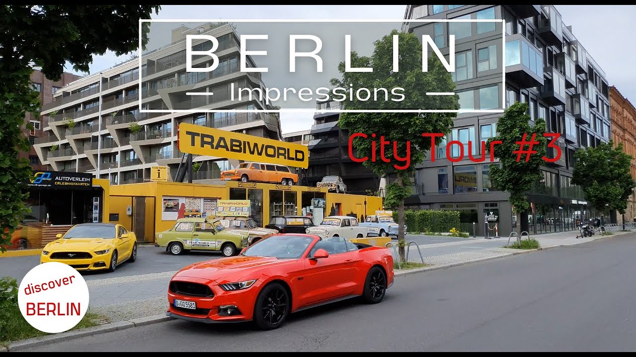 [4K] Berlin city tour #3 - from the Jewish Museum to Checkpoint Charlie - by bike