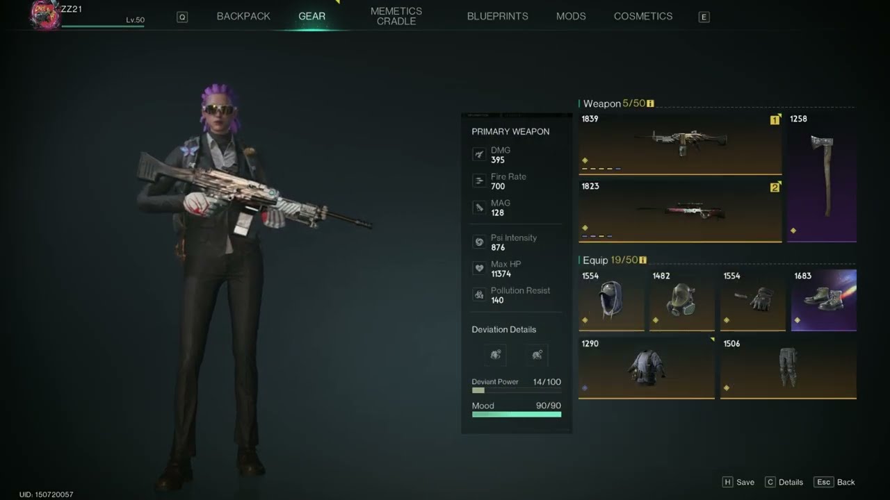 MG4 Predator(fast gunner) - Once Human