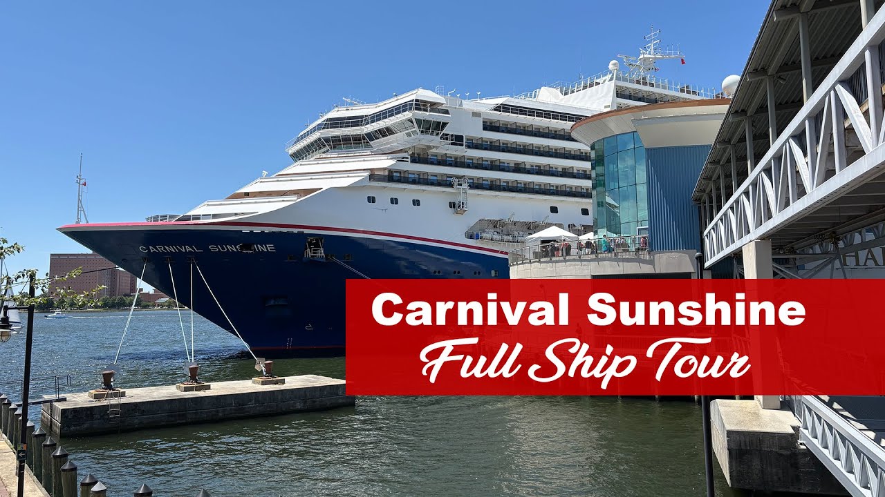 Carnival Sunshine Full Virtual Walk-Through Ship Tour
