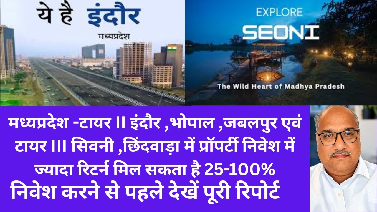 Madhya Pradesh –प्रॉपर्टी निवेश में ज्यादा रिटर्न मिल सकता है निवेश करने से पहले देखें पूरी रिपोर्ट