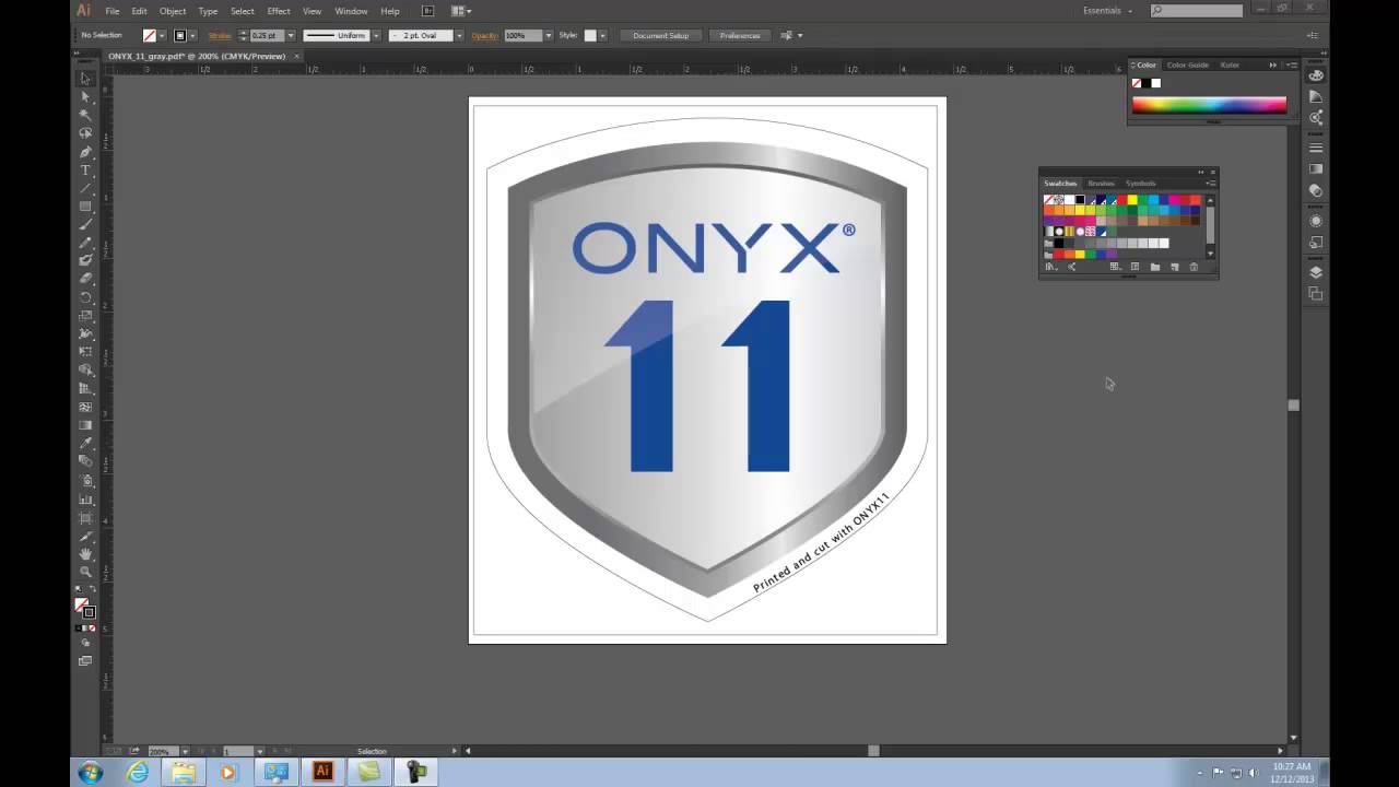 Setting Up a Document for ONYX Print & Cut Workflow