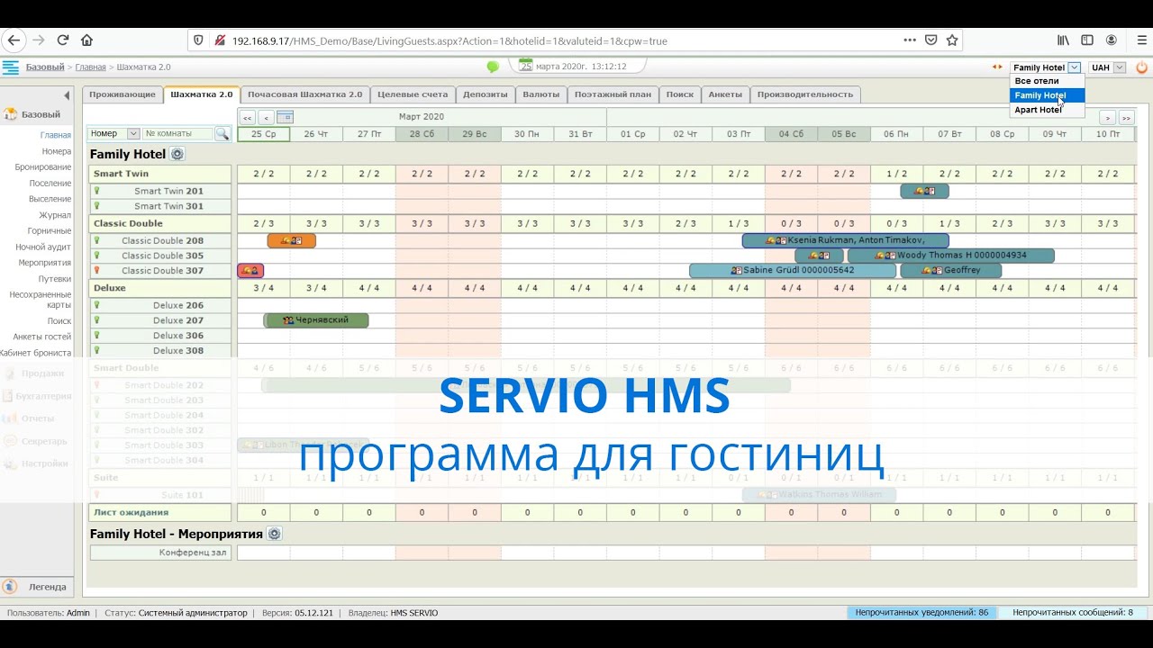 ОГЛЯД SERVIO HMS