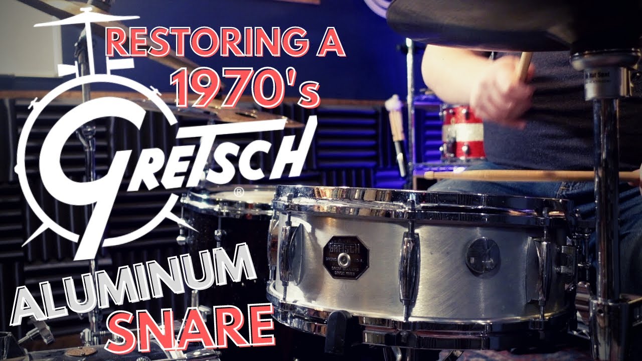 Restoring A 1970's Gretsch Aluminum Snare