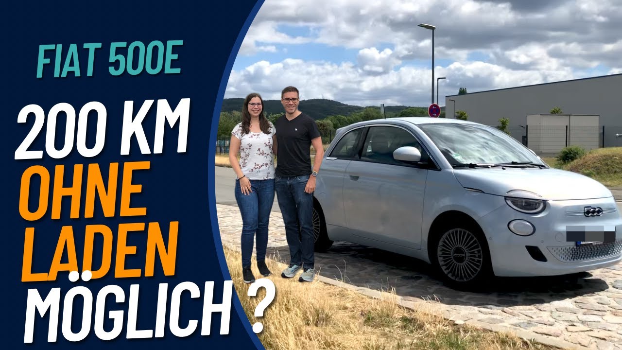 Fiat 500e Reichweite: 200km Ausflug ohne Laden möglich?