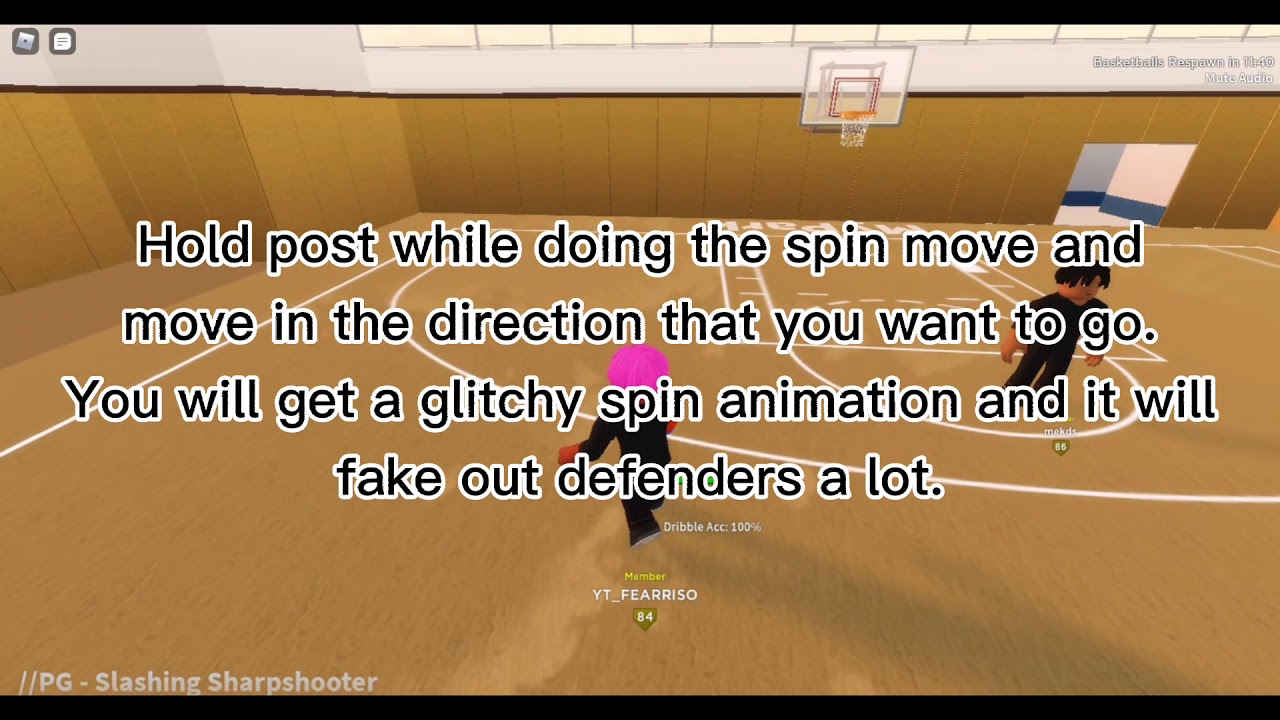 MYPARK ROBLOX DRIBBLE TUTORIAL FOR ADVANCED AND BEGINNING PLAYERS