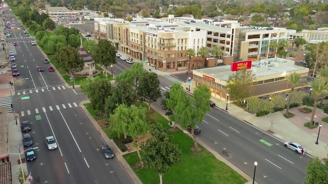 DOWNTOWN ONTARIO CALIFORNIA #ontariocalifornia #inlandempire #downtownontario #dronevideography