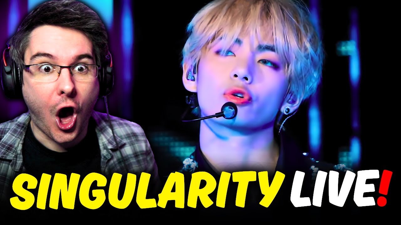 MY FIRST REACTION TO BTS V 'SINGULARITY' (LIVE) | BTS REACTION