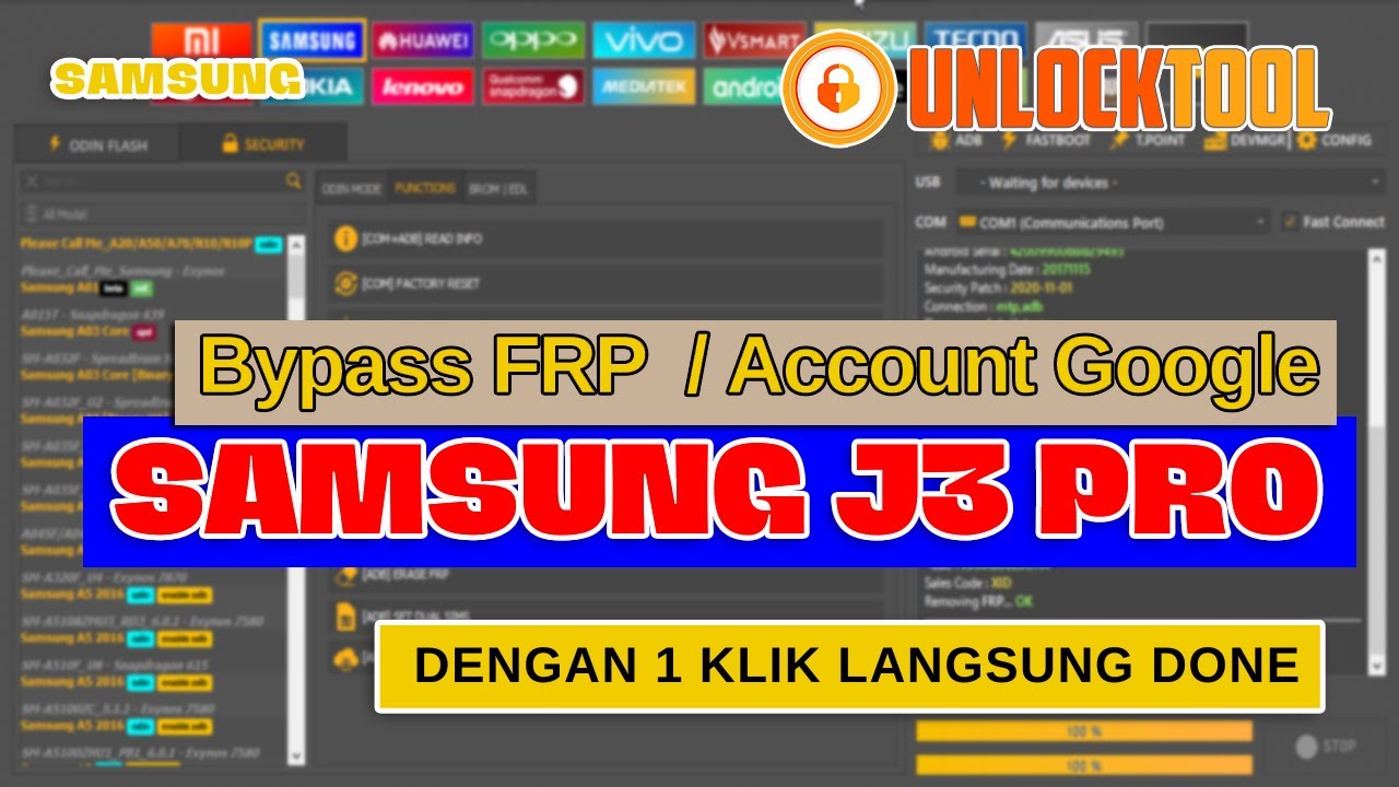 FRP SAMSUNG J3 PRO HANYA 1 KLIK DI JAMIN DONE - METHOD 2023