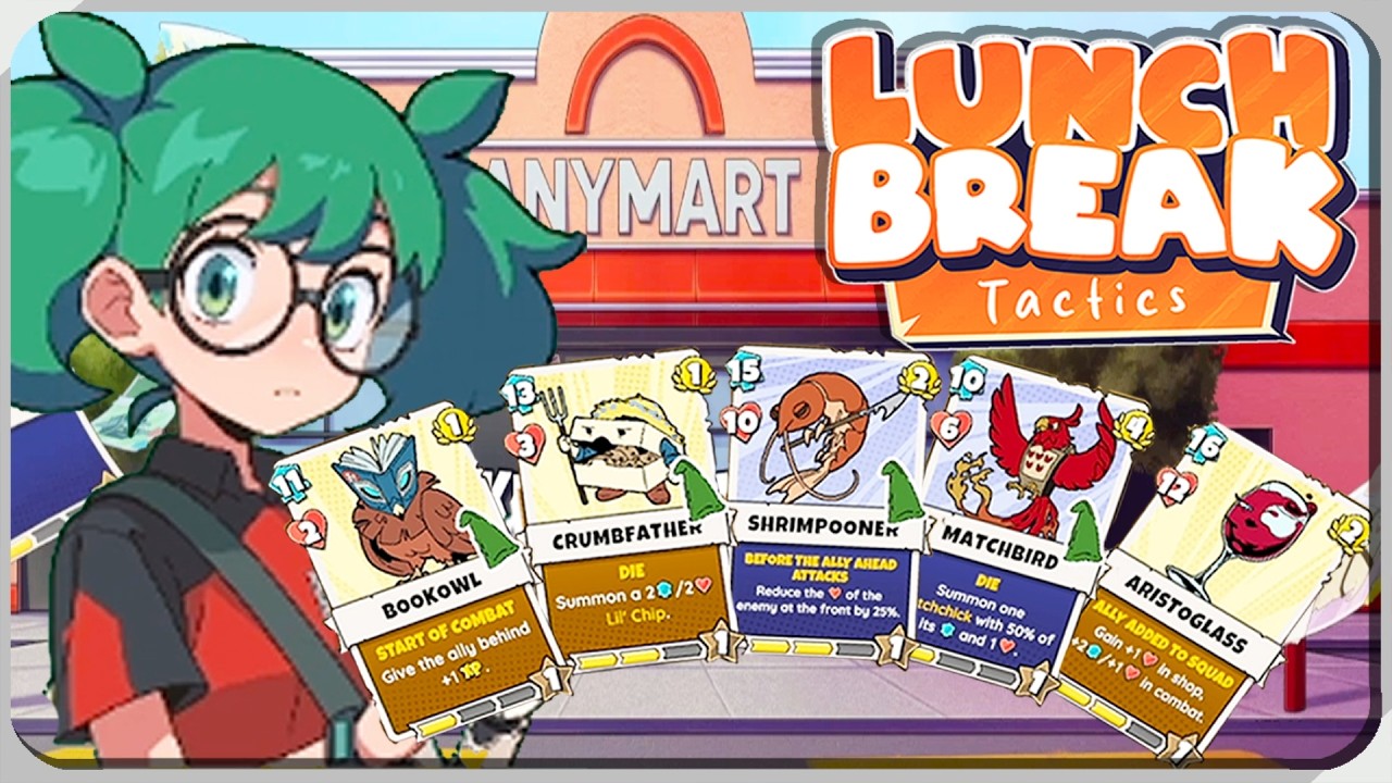 ROGUELIKE CARD BATTLES in Lunchbreak Tactics