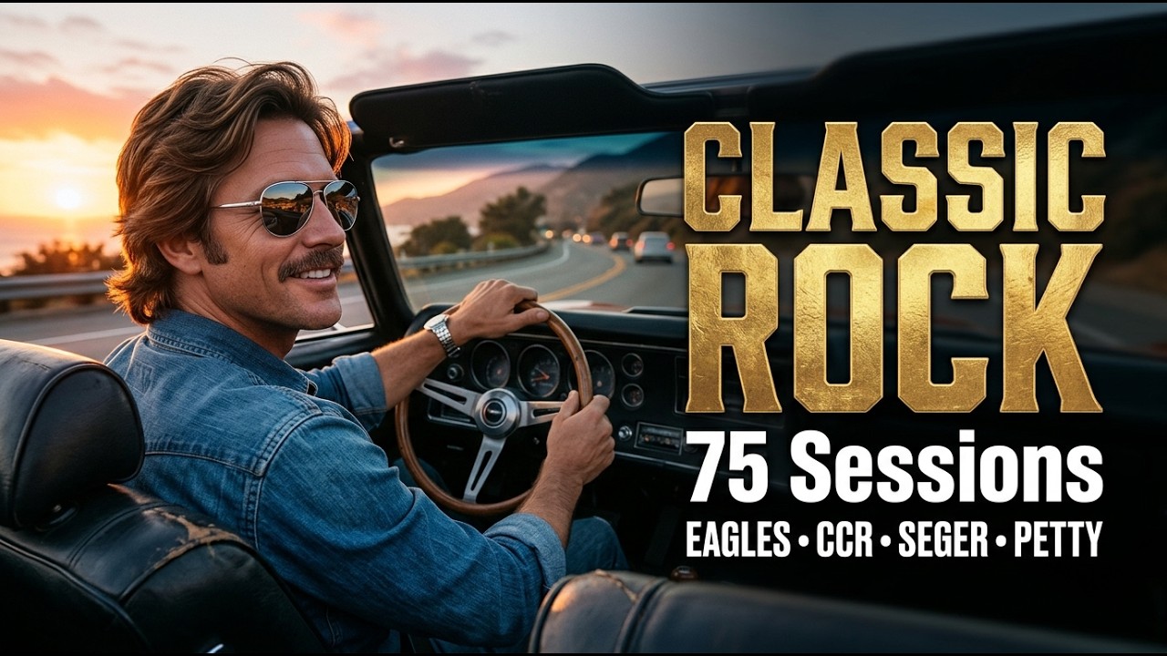 Classic Rock Acoustic 🦅 Best 70s 80s Road Trip Songs (1 Hour AM Gold)