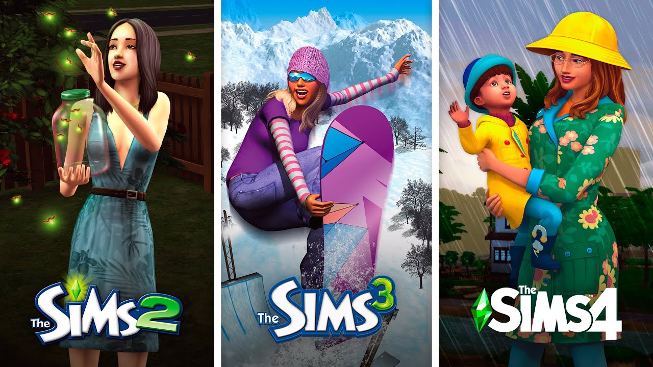 Времена года в The Sims / Сравнение 3 частей