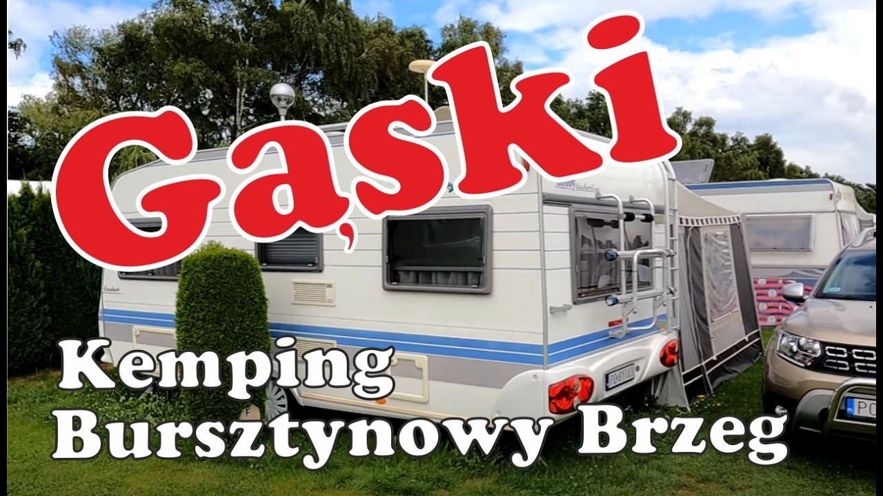 Gąski Sarbinowo Przyczepą Kempingową Lato 2025 Wakacje Nad Morzem (Vlog41) 4K