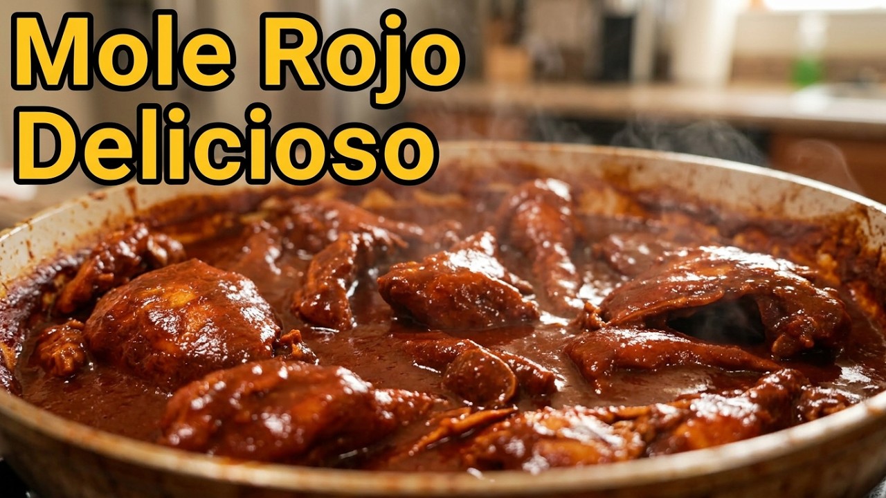 Mole Rojo de Pollo (Chicken in Red Mole)