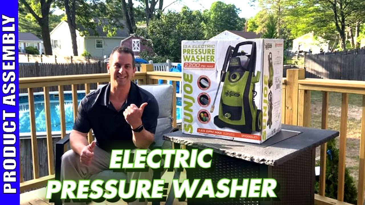 SunJoe Pressure Washer SPX3000 Xtream Assembly And Unboxing