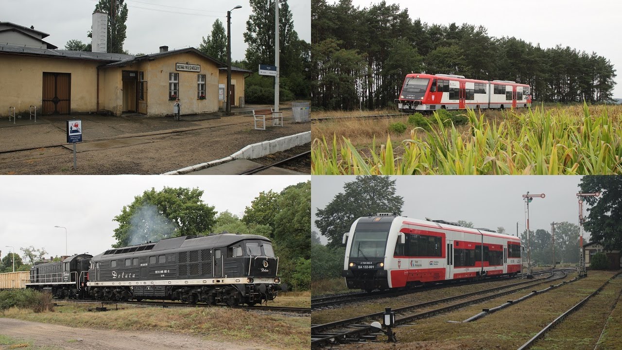 Вокзала Нова-Весь-Мохи, линия Вольштын - Лешно … ни одного паровоза, только дождь