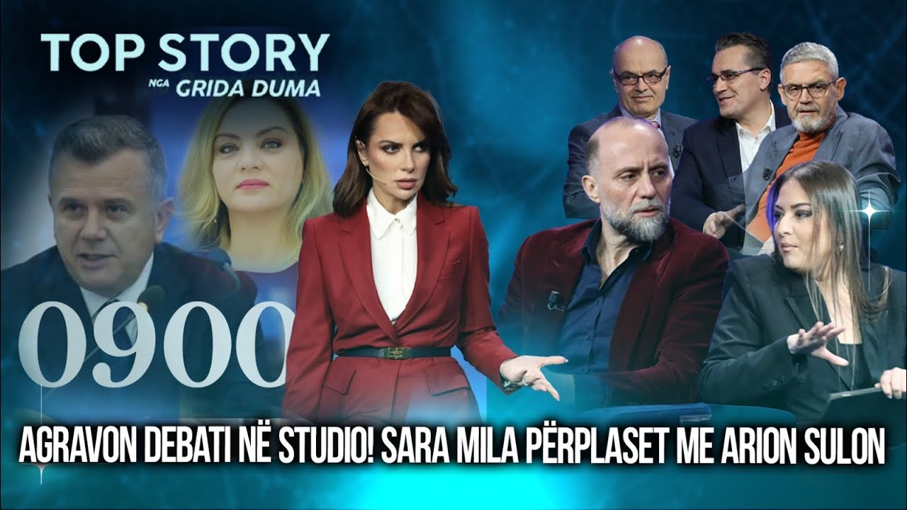 Agravon debati në studio! Sara Mila ngre zërin: Arion më shiko në sy! Balla: Vokshi si numrat 0900