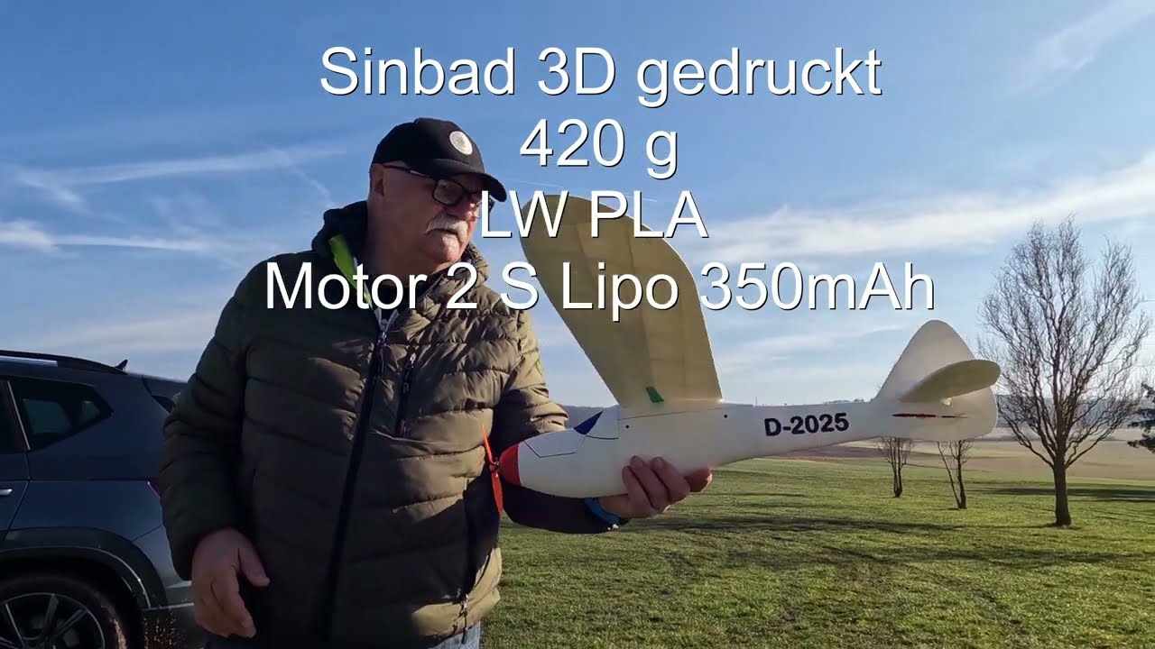 Sinbad 3d gedruckt mit Motor 3.2.2025