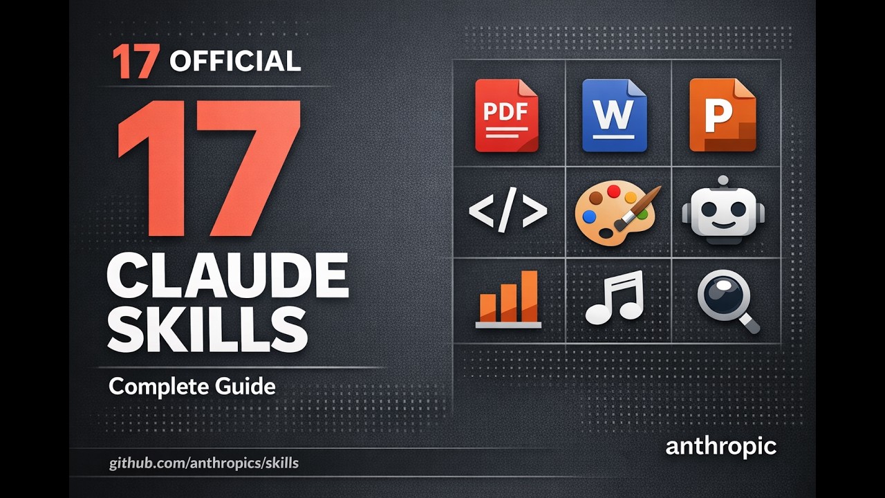 17 Official Claude Skills From Anthropic That Will Change How You Use AI