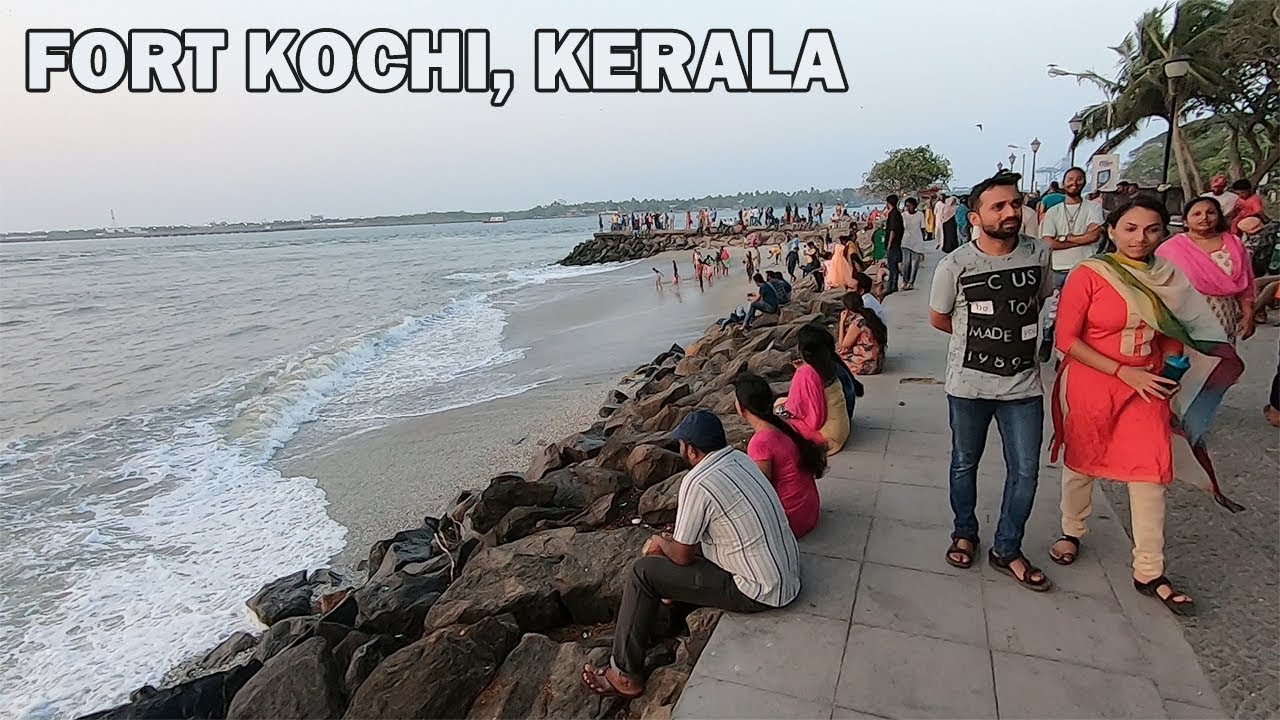 KOCHI, KERALA TRAVEL VLOG | EVENING WALKING TOUR IN FORT KOCHI BEACH