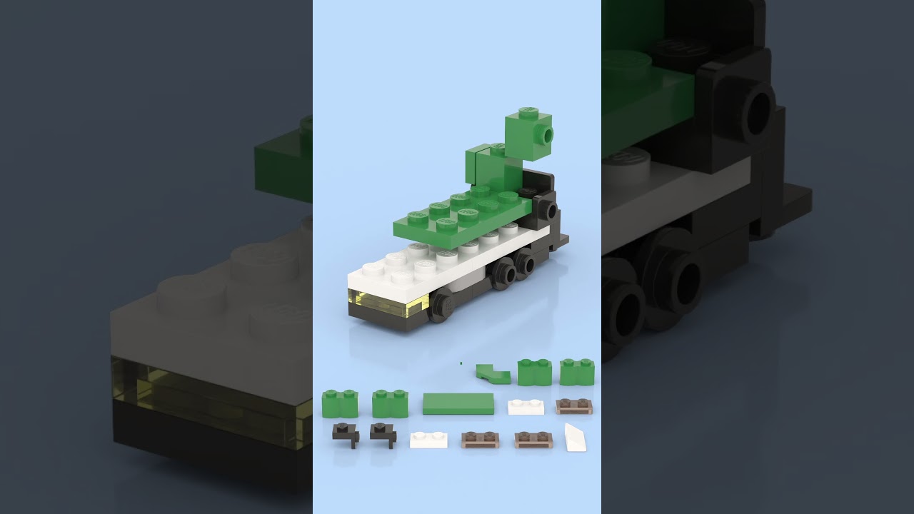 LEGO Micro Garbage Truck 🗑️🚛 Small But Mighty &ndash; The Cleanup Begins! 🧱✨ #lego