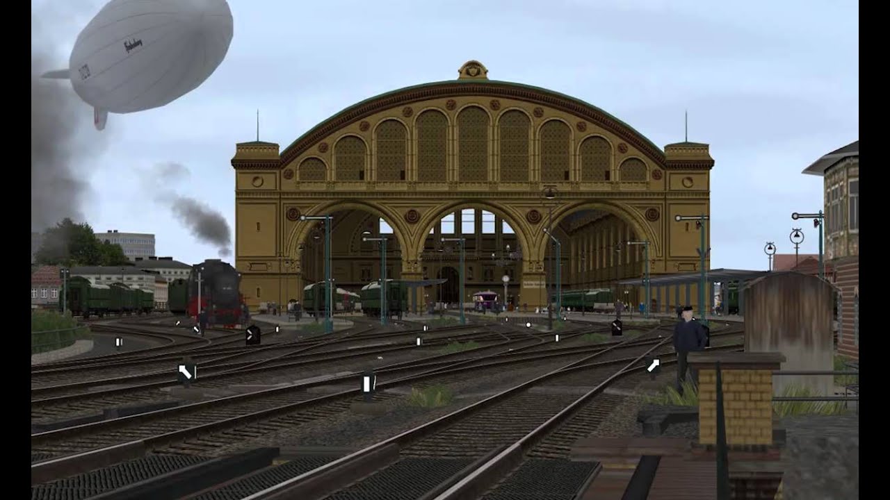Deutsche Reichsbahn Anhalter Bahnhof Berlin, Betrieb vorm Südportal (View from the Southern Portal)