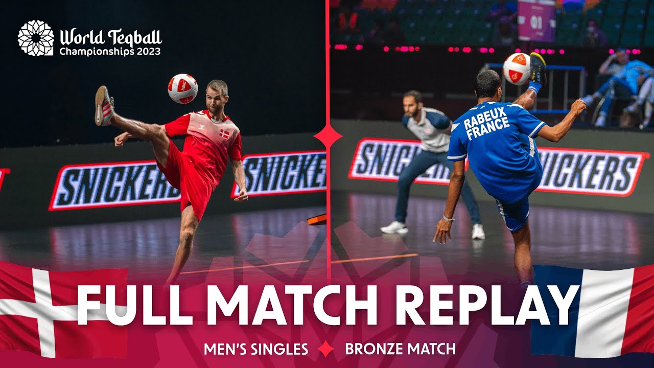 World Teqball Championships | Men’s Singles, Bronze | H. Rabeux vs B. Mengel