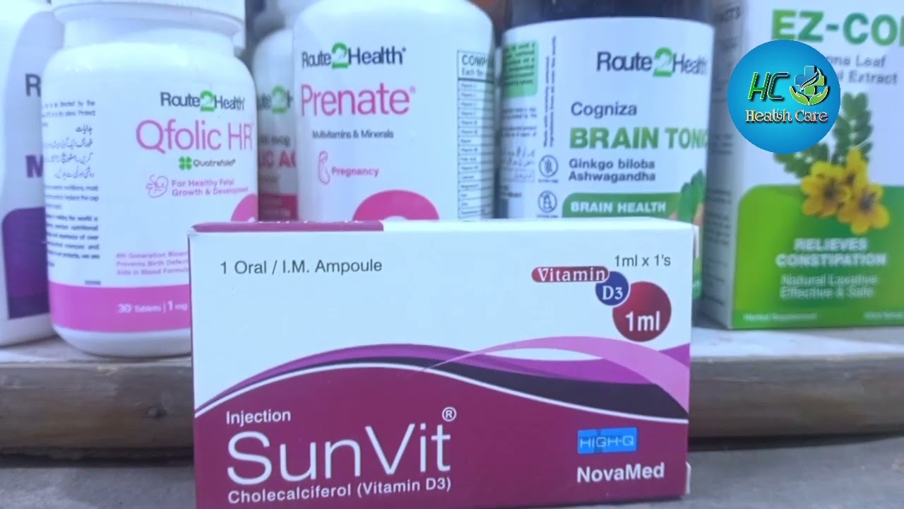 Vitamin D Bone Sport | For All Ages I Sunvit Inj 1ml