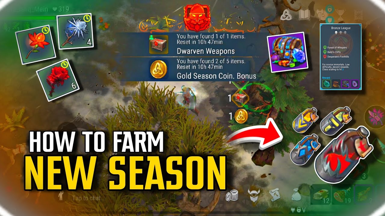 Frostborn New Update Guide: How to Complete the New Season & Farm Coins