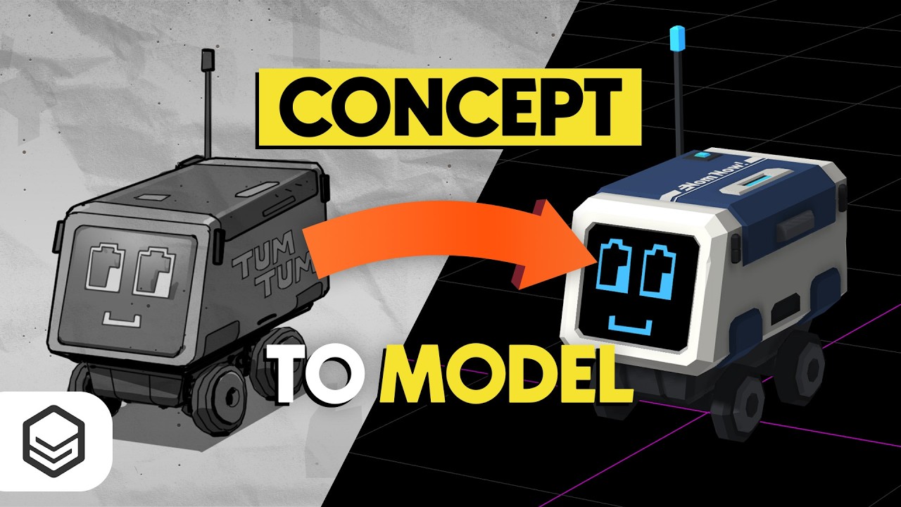 From Concept Art to 3D Model &ndash; Timelapse in Maya by #SyntyStudios