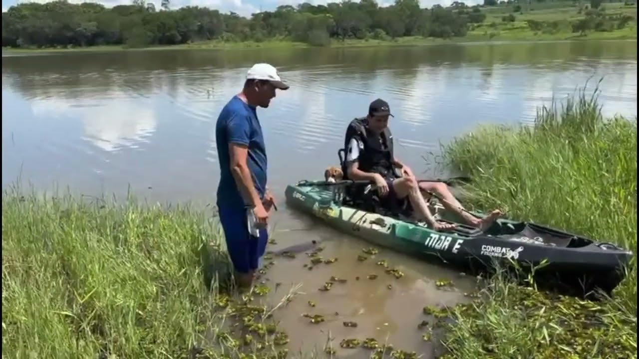 Pescaria na Represa de Salto Grande #pesca #pescaria #fishing #caiaque #piranha #fyp