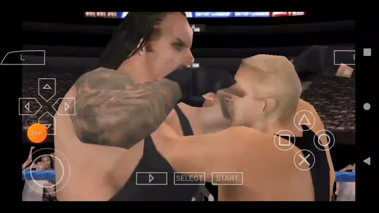 wwe SmackDown vs raw 2009 psp gameplay