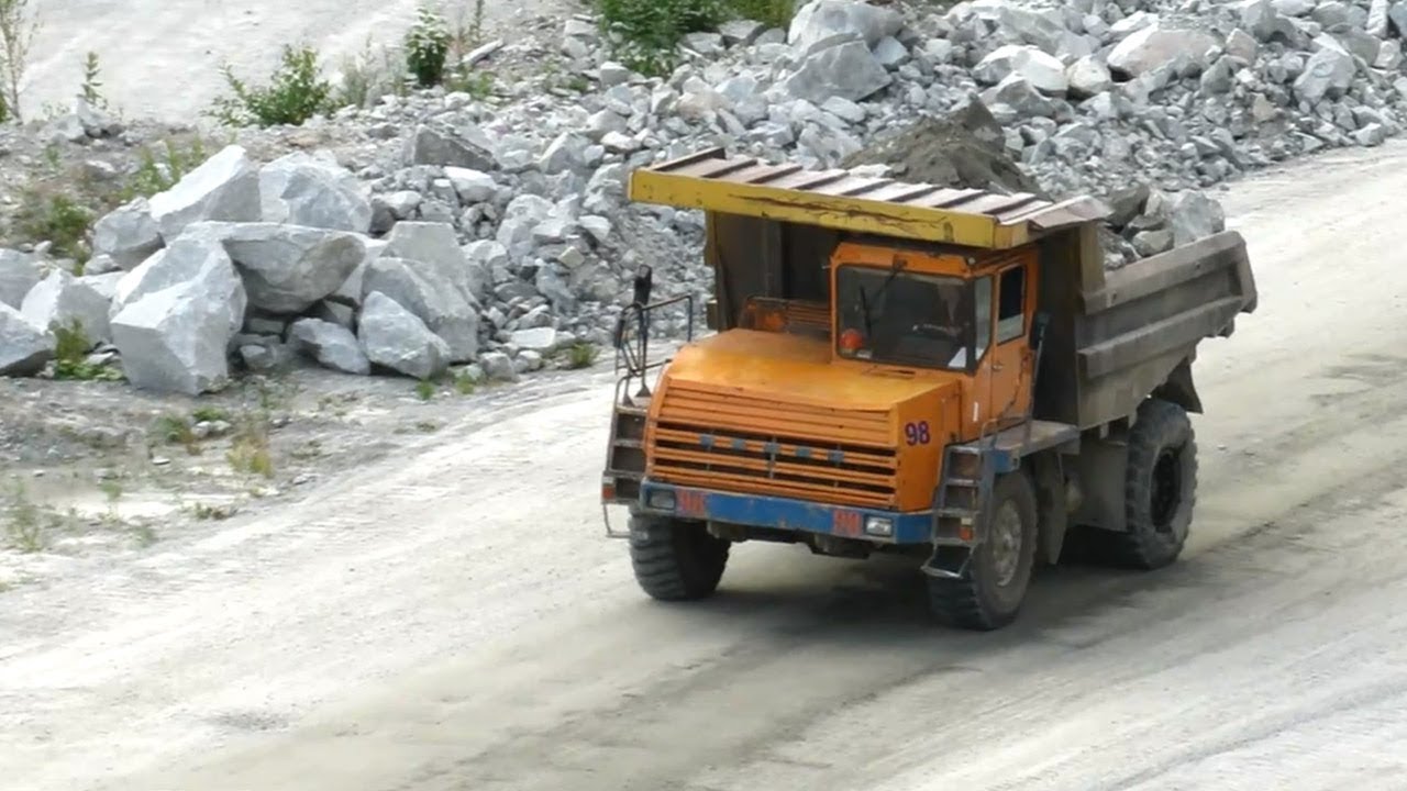 Где другие самосвалы не тянут - БЕЛАЗ 7540