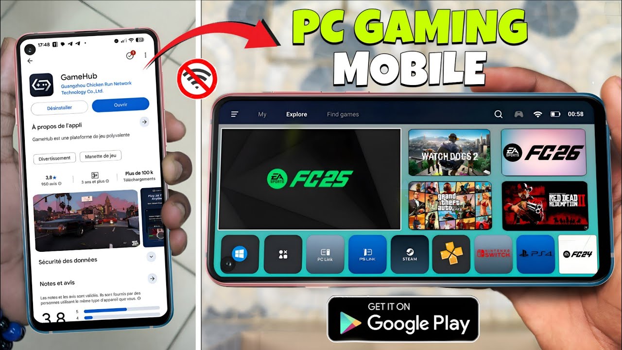 Comment Installer & jouer des jeux PC, PS4 & XBOX sur Android depuis Play Store