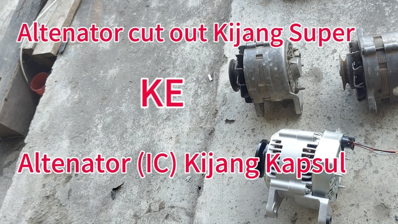Pasang Altenator IC Dinamo Pengecasan Kijang Kapsul ke Kijang Super