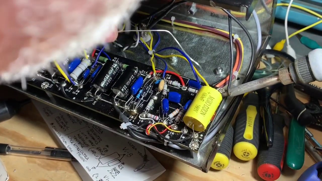 Basic soldering skills for amp mods.