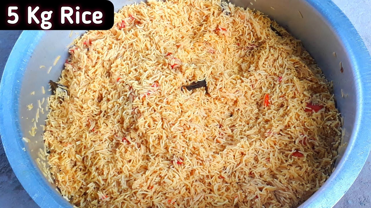 5 kg Chawal Banany ka Tarika || Chawal Pulao Recipe | By Taimur Azam A1 Recipe