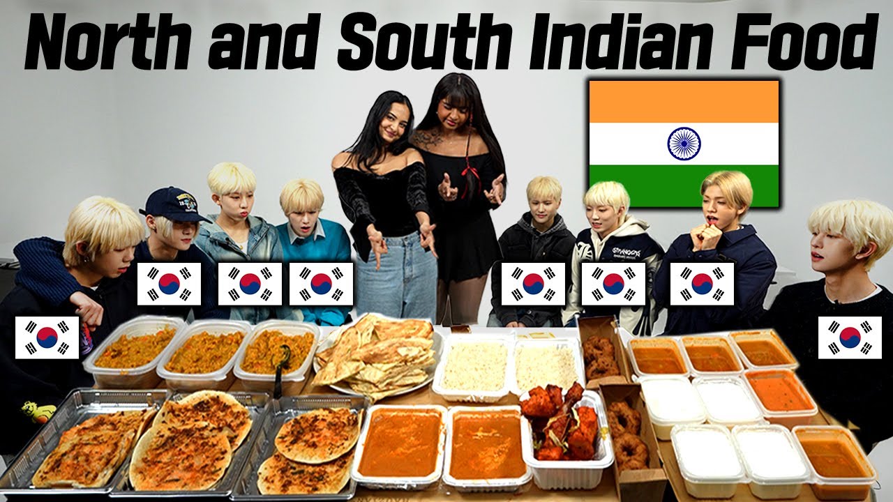 Koreans Try North and South Indian Dish For The First Time l FT. 8TURN