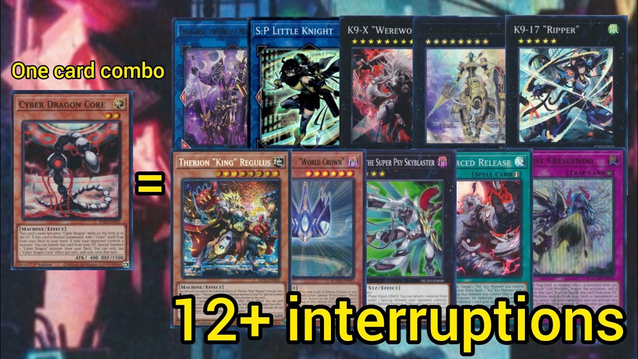  Yu-Gi-Oh! cyber dragon orcust K9 one card combo budget Decklist #yugioh #duellinks #masterduel #遊戯王
