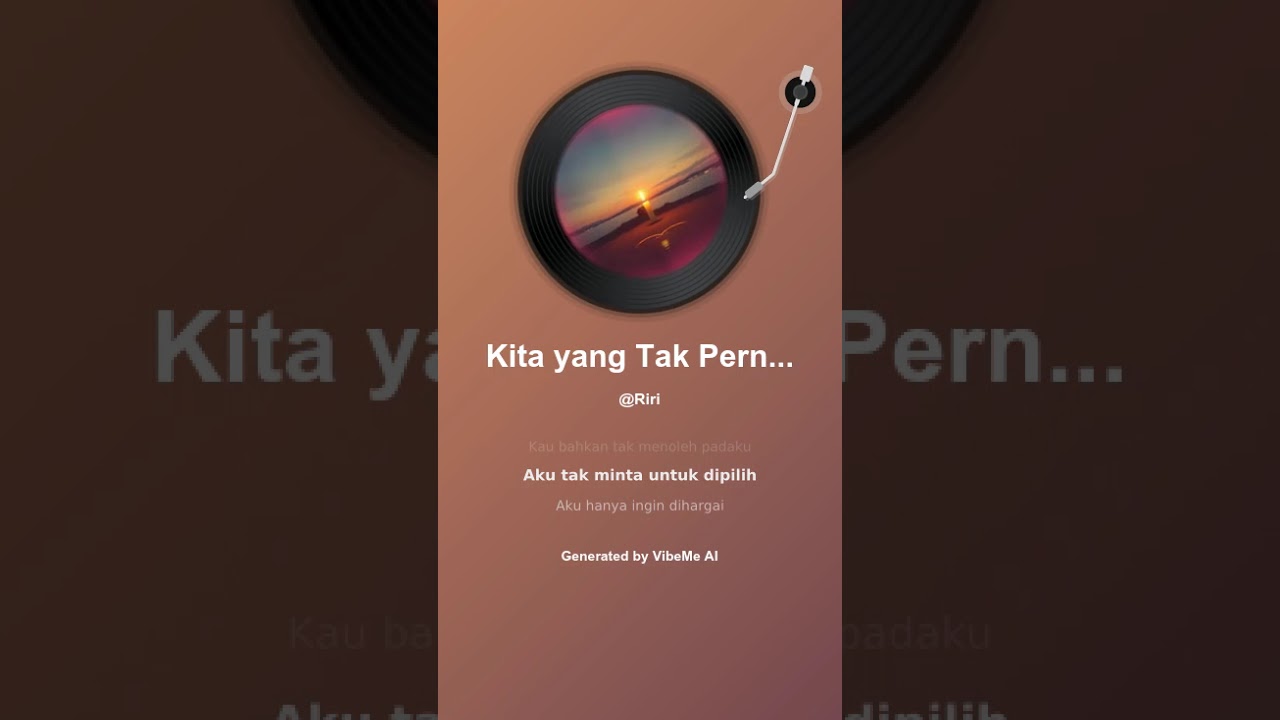 Kita yang Tak Pernah Sama