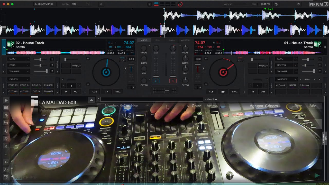 ENTRELAZA CANCIONES EN MENOS DE 7 MINUTOS  EN VIRTUAL DJ Y SUS FORMAR DE CONFIGURACIONES