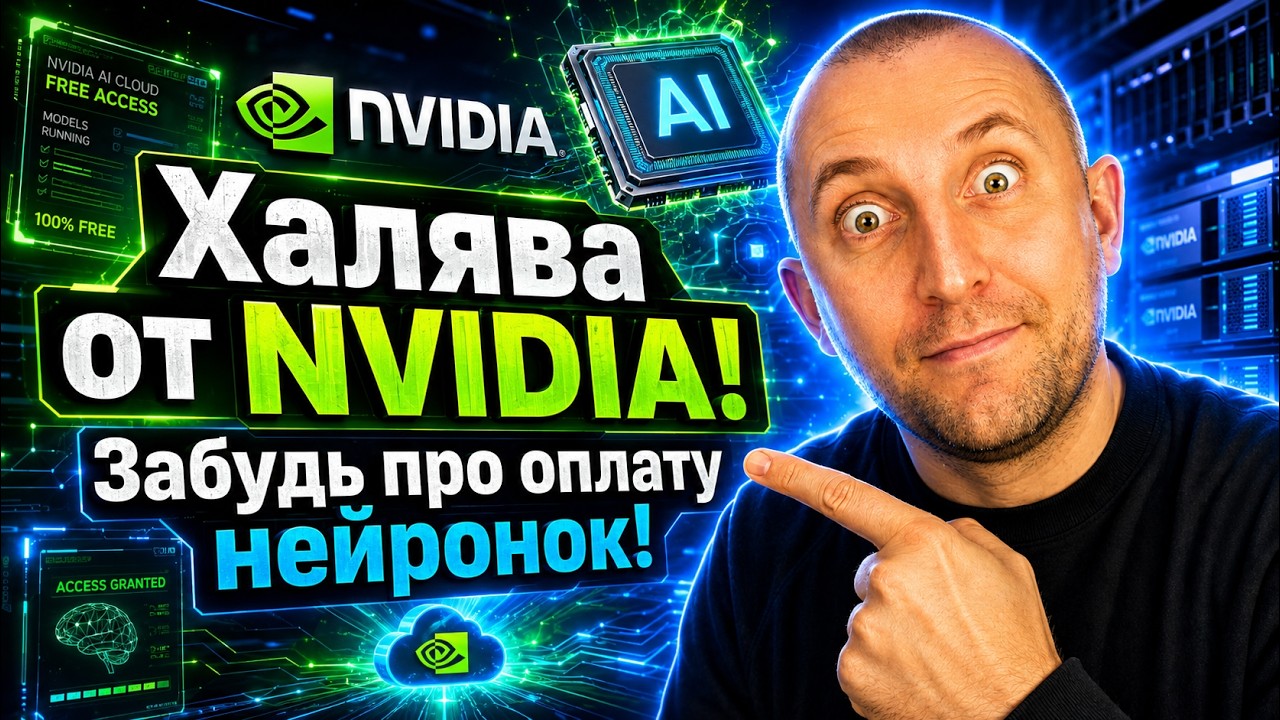 Халява от NVIDIA! Забудь про оплату нейронок!